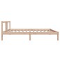 vidaXL Estructura de cama madera maciza 100x200 cm vidaXL Estructura de cama madera maciza 100x200 cm