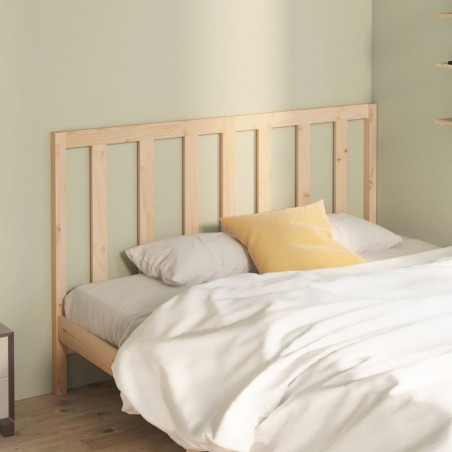 vidaXL Cabecero de cama madera maciza de pino 156x4x100 cm