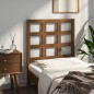 vidaXL Cabecero de cama madera maciza pino marrón miel 80,5x4x100 cm vidaXL Cabecero de cama madera maciza pino marrón miel 80,5x4x100 cm