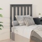 vidaXL Cabecero de cama madera maciza de pino gris 81x6x101 cm vidaXL Cabecero de cama madera maciza de pino gris 81x6x101 cm