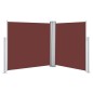 vidaXL Toldo lateral retráctil marrón 100x600 cm vidaXL Toldo lateral retráctil marrón 100x600 cm
