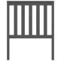 vidaXL Cabecero de cama madera maciza de pino gris 81x6x101 cm vidaXL Cabecero de cama madera maciza de pino gris 81x6x101 cm