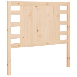vidaXL Cabecero madera maciza de pino 81x4x100 cm