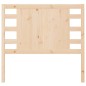 vidaXL Cabecero madera maciza de pino 81x4x100 cm