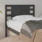 vidaXL Cabecero madera maciza de pino gris 81x4x100 cm vidaXL Cabecero madera maciza de pino gris 81x4x100 cm