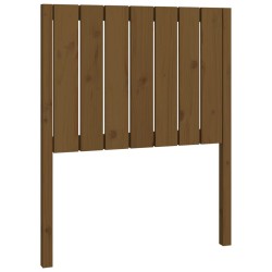 vidaXL Cabecero de cama madera maciza pino marrón miel 80,5x4x100 cm