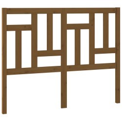 vidaXL Cabecero de cama madera maciza pino marrón miel 155,5x4x100 cm