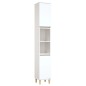vidaXL Armario de baño madera contrachapada blanco 30x30x190 cm vidaXL Armario de baño madera contrachapada blanco 30x30x190 cm