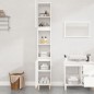vidaXL Armario de baño madera contrachapada blanco 30x30x190 cm vidaXL Armario de baño madera contrachapada blanco 30x30x190 cm