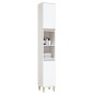 vidaXL Armario de baño madera contrachapada blanco 30x30x190 cm vidaXL Armario de baño madera contrachapada blanco 30x30x190 cm