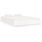 vidaXL Estructura de cama King Size madera maciza blanco 150x200 cm vidaXL Estructura de cama King Size madera maciza blanco 150x200 cm