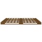 vidaXL Camas de palets madera maciza pino marrón miel 140x190 cm