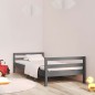 vidaXL Estructura de cama madera maciza de pino gris 75x190 cm vidaXL Estructura de cama madera maciza de pino gris 75x190 cm