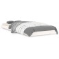 vidaXL Estructura de cama madera maciza de pino blanco 75x190 cm vidaXL Estructura de cama madera maciza de pino blanco 75x190 cm