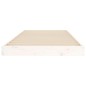 vidaXL Estructura de cama madera maciza de pino blanco 75x190 cm vidaXL Estructura de cama madera maciza de pino blanco 75x190 cm