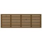 vidaXL Cabecero cama pared madera maciza pino marrón miel 166x3x63 cm
