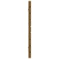 vidaXL Cabecero cama pared madera maciza pino marrón miel 166x3x63 cm