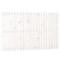 vidaXL Cabecero de cama de pared madera maciza pino blanco 140x3x90 cm vidaXL Cabecero de cama de pared madera maciza pino blanco 140x3x90 cm