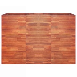 vidaXL Arriate de madera de acacia 150x100x100 cm