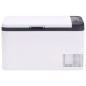 vidaXL Nevera con asa PP y PE negro y blanco 18 L vidaXL Nevera con asa PP y PE negro y blanco 18 L