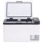 vidaXL Nevera con asa PP y PE negro y blanco 18 L vidaXL Nevera con asa PP y PE negro y blanco 18 L