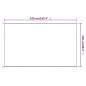 vidaXL Toldo vertical tela oxford azul 250x420 cm vidaXL Toldo vertical tela oxford azul 250x420 cm
