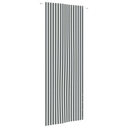 vidaXL Toldo para balcón tela oxford gris antracita blanco 80x240 cm