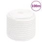 vidaXL Cuerda de barco polipropileno blanco intenso 18 mm 100 m vidaXL Cuerda de barco polipropileno blanco intenso 18 mm 100 m