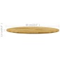 vidaXL Superficie de mesa redonda madera maciza de roble 23 mm 600 mm vidaXL Superficie de mesa redonda madera maciza de roble 23 mm 600 mm