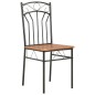 vidaXL Sillas de comedor 6 unidades MDF marrón vidaXL Sillas de comedor 6 unidades MDF marrón