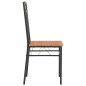 vidaXL Sillas de comedor 6 unidades MDF marrón vidaXL Sillas de comedor 6 unidades MDF marrón