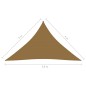 vidaXL Toldo de vela HDPE gris taupe 160 g/m² 4x4x5,8 m vidaXL Toldo de vela HDPE gris taupe 160 g/m² 4x4x5,8 m