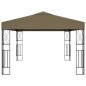 vidaXL Cenador de tela gris taupé 3x4 m vidaXL Cenador de tela gris taupé 3x4 m