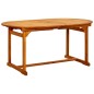 vidaXL Mesa de comedor jardín madera maciza acacia (160-240)x100x75 cm vidaXL Mesa de comedor jardín madera maciza acacia (160-240)x100x75 cm