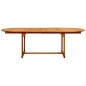 vidaXL Mesa de comedor jardín madera maciza acacia (160-240)x100x75 cm vidaXL Mesa de comedor jardín madera maciza acacia (160-240)x100x75 cm