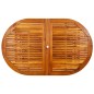 vidaXL Mesa de comedor jardín madera maciza acacia (160-240)x100x75 cm vidaXL Mesa de comedor jardín madera maciza acacia (160-240)x100x75 cm