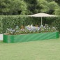 vidaXL Jardinera arriate acero recubrimiento polvo verde 510x140x68 cm vidaXL Jardinera arriate acero recubrimiento polvo verde 510x140x68 cm