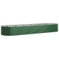 vidaXL Jardinera arriate acero recubrimiento polvo verde 510x140x68 cm vidaXL Jardinera arriate acero recubrimiento polvo verde 510x140x68 cm