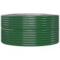 vidaXL Jardinera arriate acero recubrimiento polvo verde 510x140x68 cm vidaXL Jardinera arriate acero recubrimiento polvo verde 510x140x68 cm