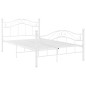 vidaXL Estructura de cama de metal blanco 120x200 cm vidaXL Estructura de cama de metal blanco 120x200 cm