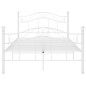 vidaXL Estructura de cama de metal blanco 120x200 cm vidaXL Estructura de cama de metal blanco 120x200 cm