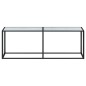 vidaXL Mesa consola vidrio templado mármol blanco 220x35x75,5 cm vidaXL Mesa consola vidrio templado mármol blanco 220x35x75,5 cm