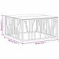 vidaXL Mesa de centro de acero inoxidable y vidrio dorada 80x80x40 cm vidaXL Mesa de centro de acero inoxidable y vidrio dorada 80x80x40 cm