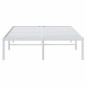 vidaXL Estructura de cama de metal blanca 135x190 cm vidaXL Estructura de cama de metal blanca 135x190 cm