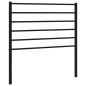 vidaXL Cabecero de metal negro 107 cm vidaXL Cabecero de metal negro 107 cm