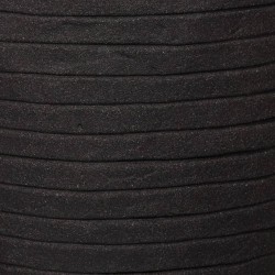 Capi Jardinera Nature Rib cuadrado negro 30x30 cm KBLRO902