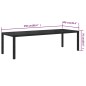 vidaXL Set comedor jardín 11 pzas cojines ratán sintético negro y gris vidaXL Set comedor jardín 11 pzas cojines ratán sintético negro y gris