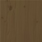 vidaXL Estructura de cama madera maciza marrón miel 150x200 cm