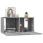 vidaXL Muebles para TV colgantes 3 uds madera gris Sonoma 60x30x30 cm
