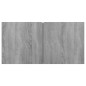 vidaXL Muebles para TV colgantes 3 uds madera gris Sonoma 60x30x30 cm